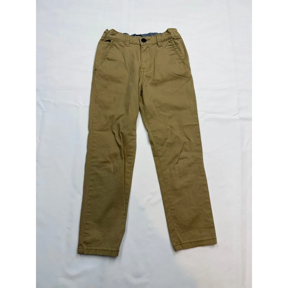 OLD NAVY OSHKOSH Boys 7 Straight Adjustable Waist Bundle Slim Jeans Khakis P2